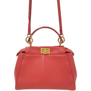 Fendi Peekaboo Iconic satchel nappa leather 2way Shoulder Bag